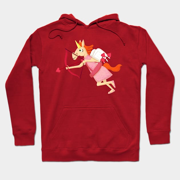 Cupid Unicorn Hoodie by Thatssounicorny